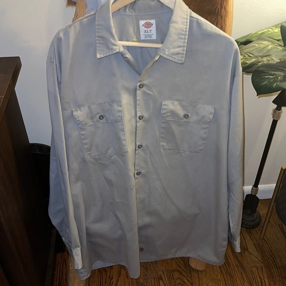 Dickies Gray Work Shirt